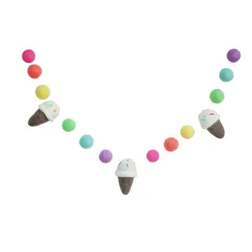 Ice Cream Felt Garland