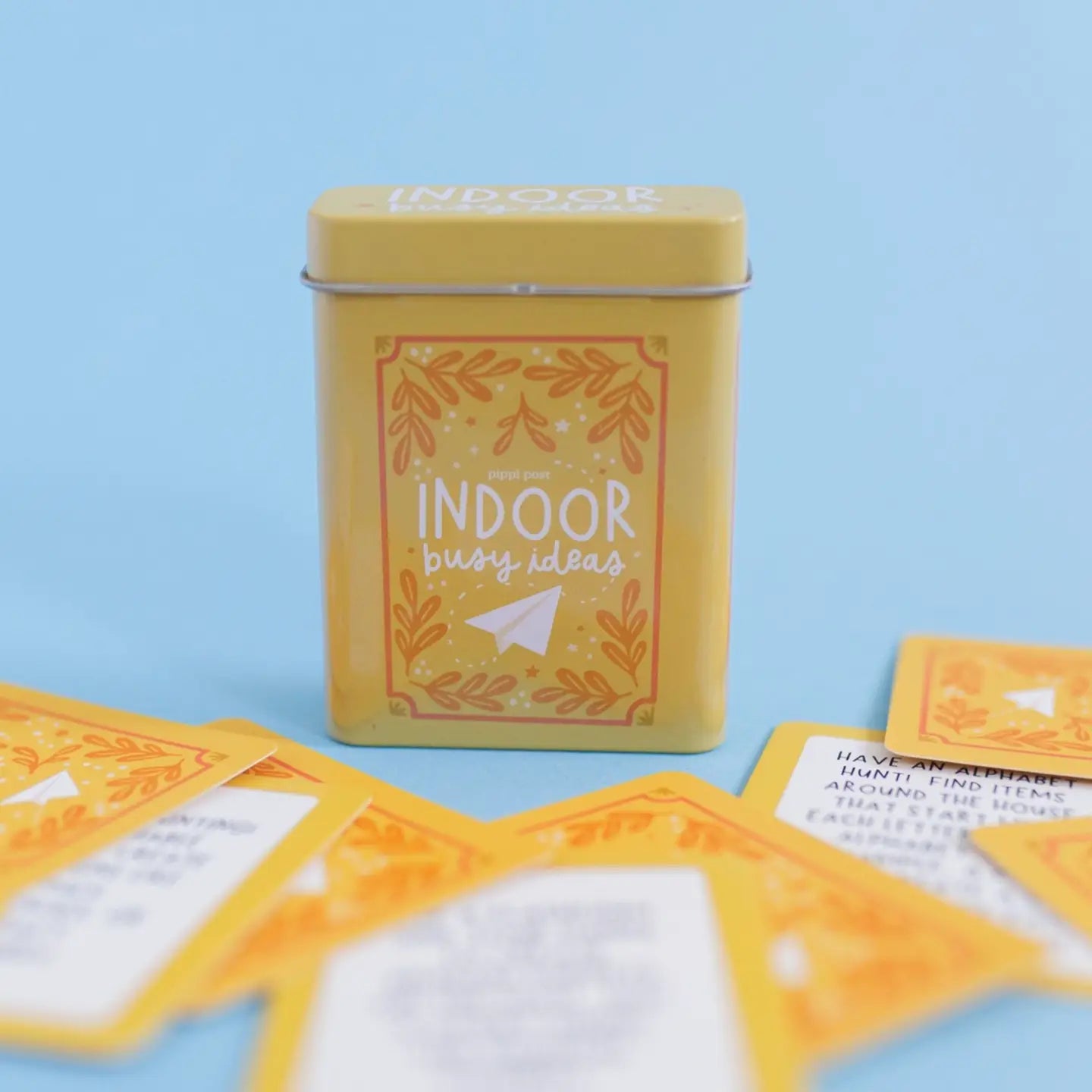 Indoor Busy Ideas Cards Deck of Cards/Storage Tin