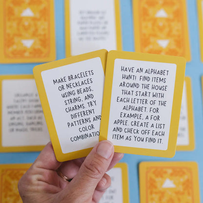 Indoor Busy Ideas Cards Deck of Cards/Storage Tin