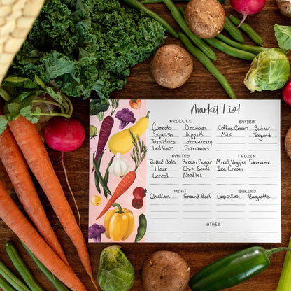 In the Garden Market List Notepad