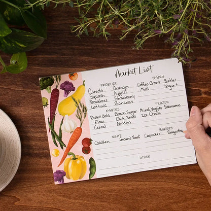 In the Garden Market List Notepad