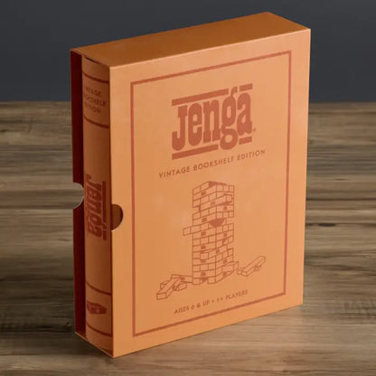 Jenga Vintage Bookshelf Edition