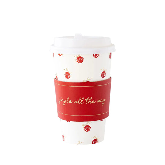 Jingle Bells To-Go Cups 8 Ct