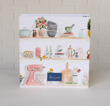 Kitchen Shelves 3-Ring Recipe Binder