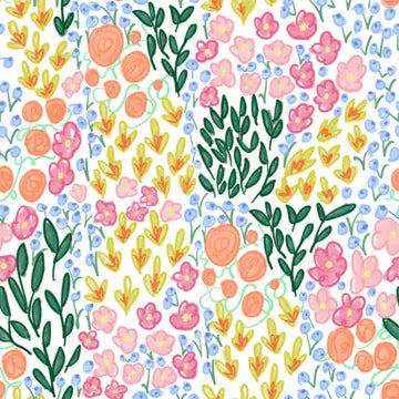 Lauren Floral Wrapping Paper Sheets