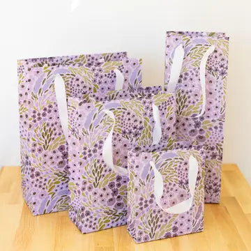 Lilac Floral Gift Bags