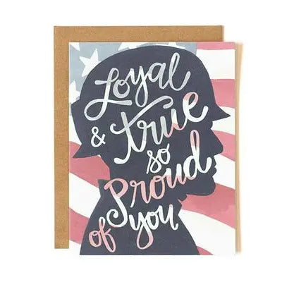 Loyal & True Greeting Card