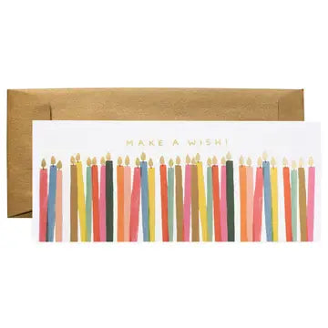 Make a Wish Candles No. 10 Card