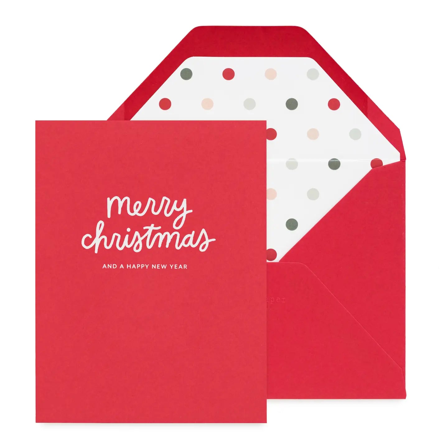 Merry Christmas Multi Dot Greeting Card