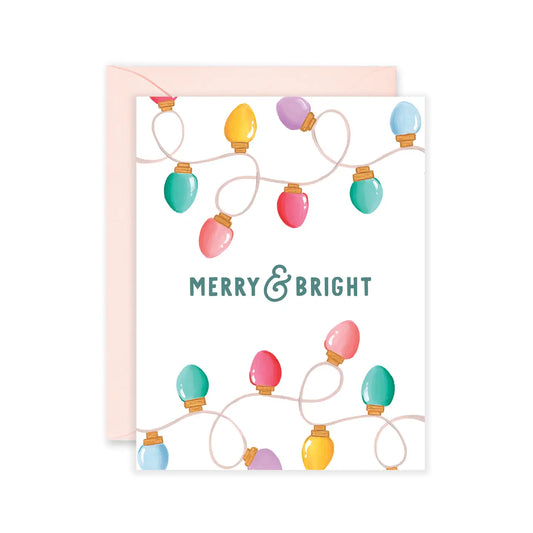 Merry and Bright - Christmas Greeting Card