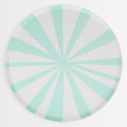 Mixed Stripe Dinner Plates