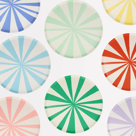 Mixed Stripe Side Plates
