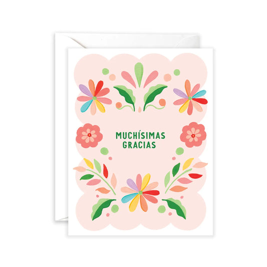 Muchisimas Gracias Otomi - Spanish Thank You Greeting Card