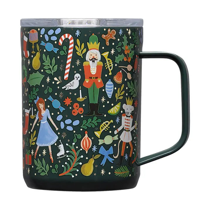 Mug - 16oz Rifle Paper - Nutcracker Green