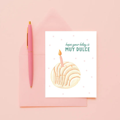 Muy Dulce Bday Spanish Greeting Card