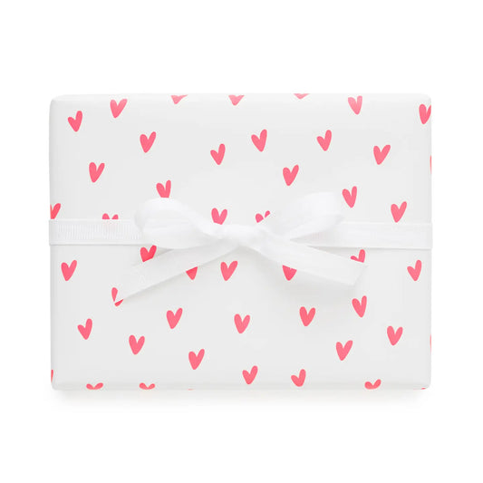 Neon Heart Wrapping Paper