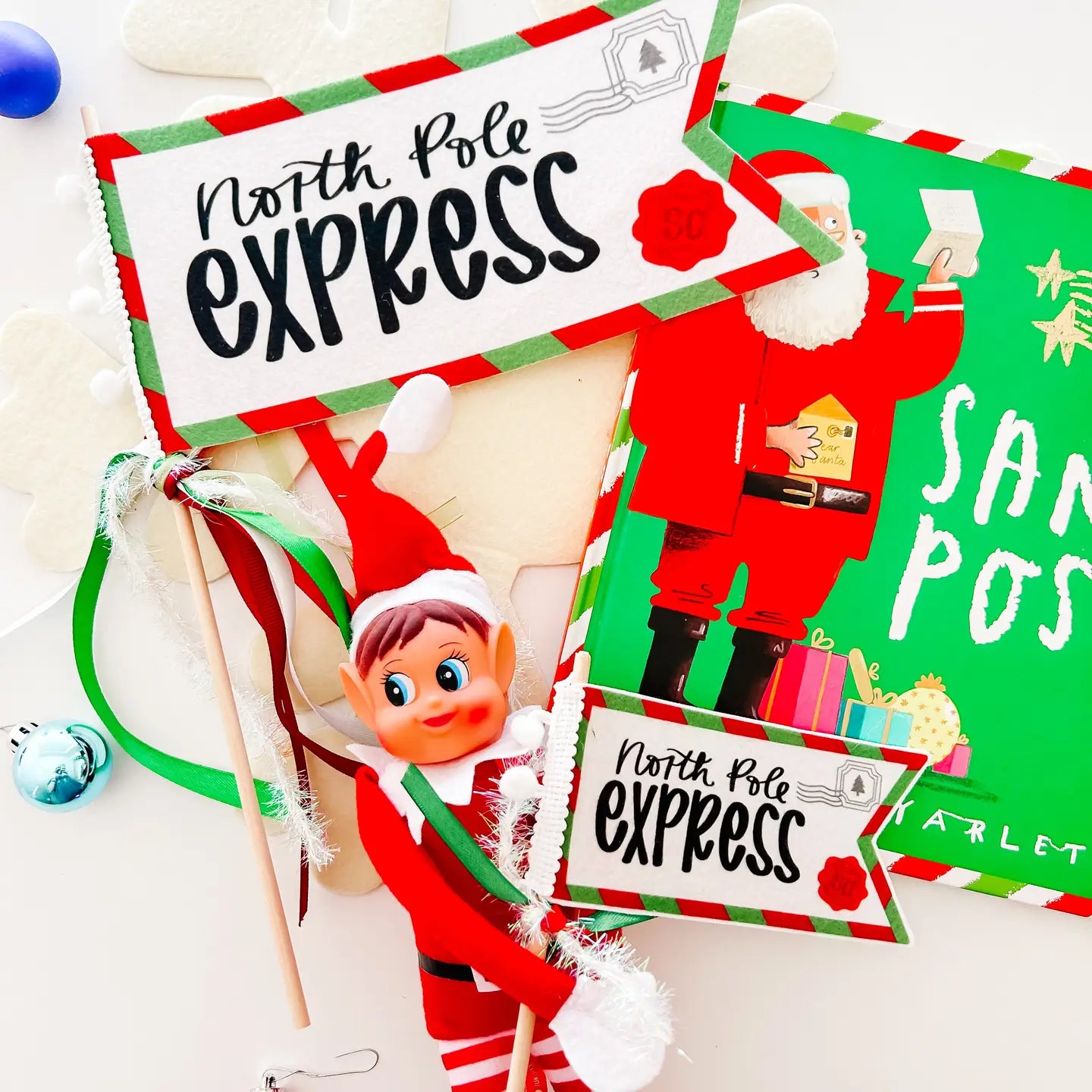 North Pole Express Pennant Flag - Regular Flag