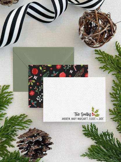 Personalized Christmas Enclosure Cards