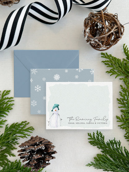 Personalized Christmas Enclosure Cards
