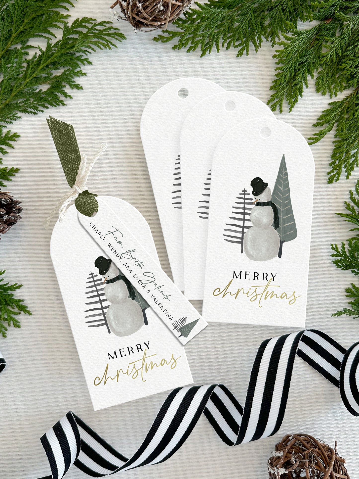 Personalized Christmas Gift Tags