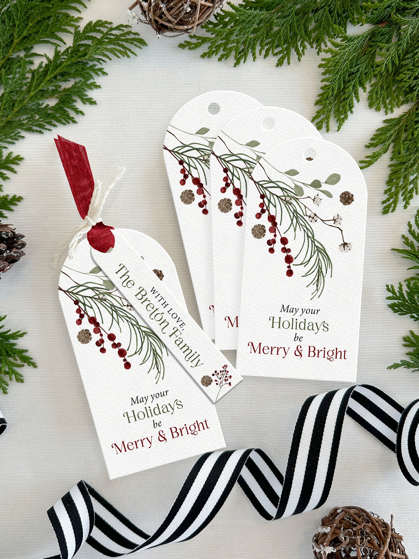 Personalized Christmas Gift Tags