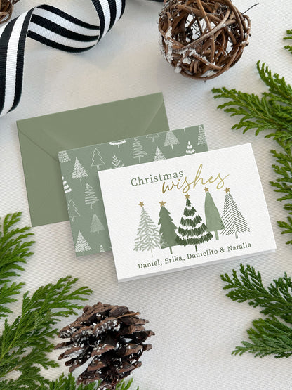 Personalized Christmas Mini Cards