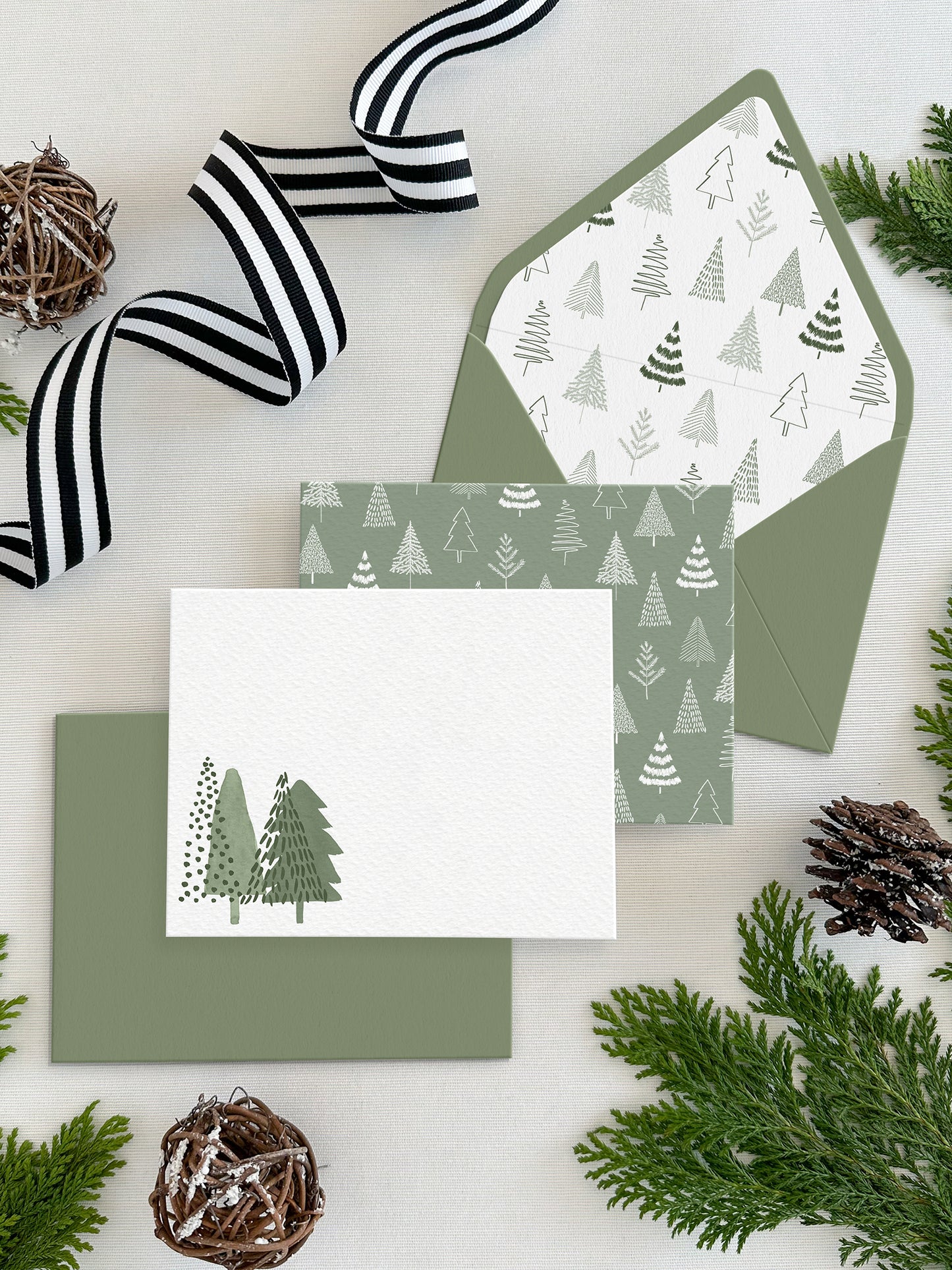 Christmas Flat Notecards