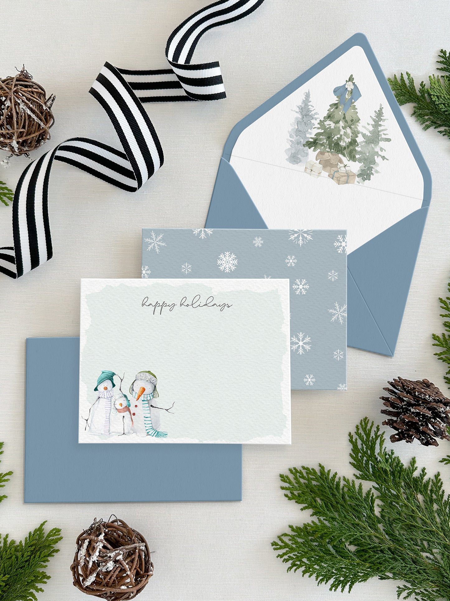 Christmas Flat Notecards