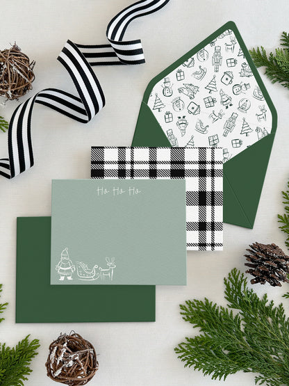 Christmas Flat Notecards