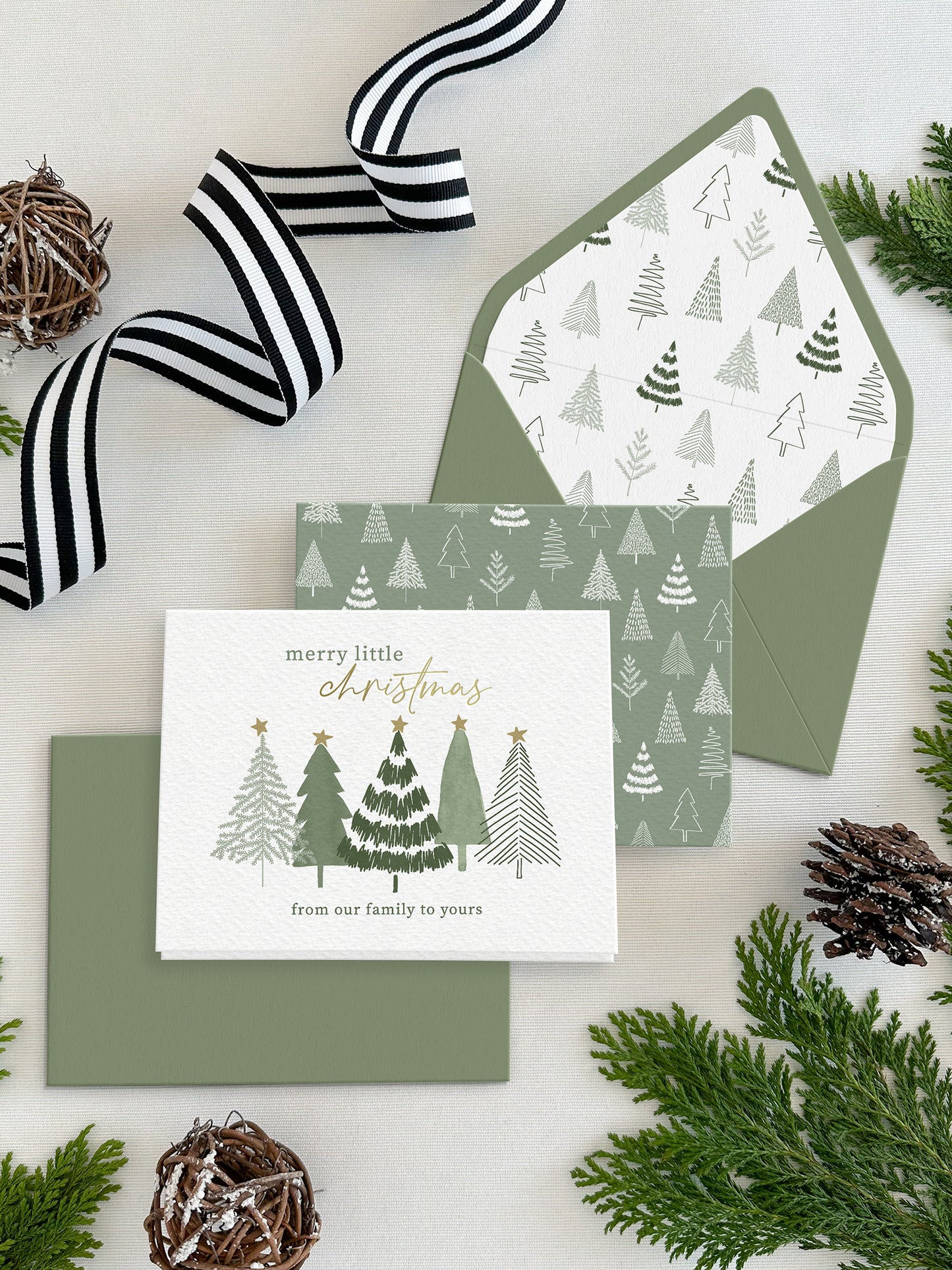 Christmas Folded Notecards