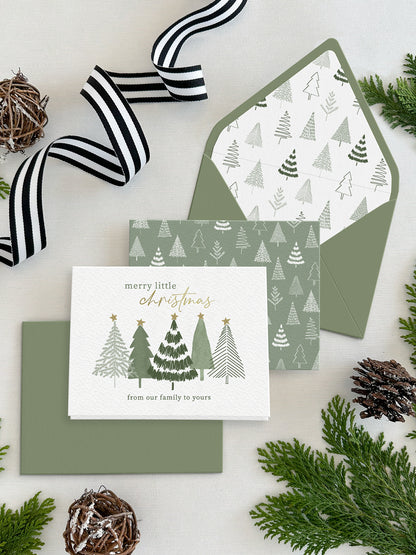 Christmas Folded Notecards