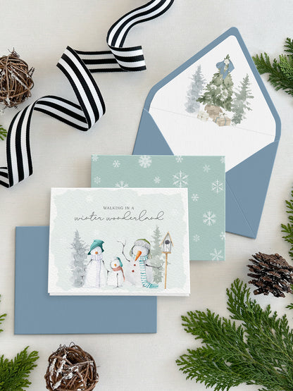 Christmas Folded Notecards