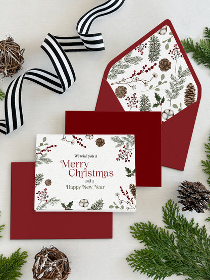 Christmas Folded Notecards