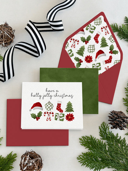 Christmas Folded Notecards