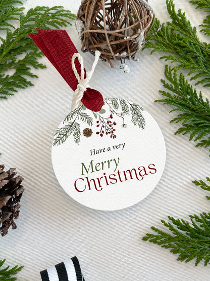 Christmas Gift Tags - Round
