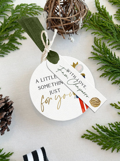 Personalized Christmas Gift Tags - Round