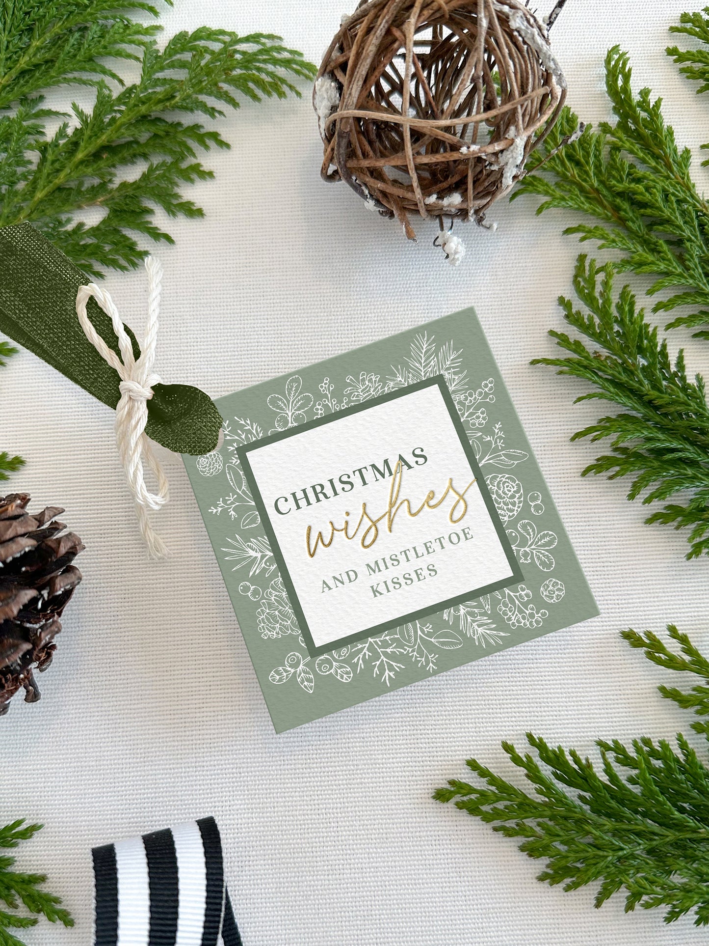 Personalized Christmas Gift Tags - Square