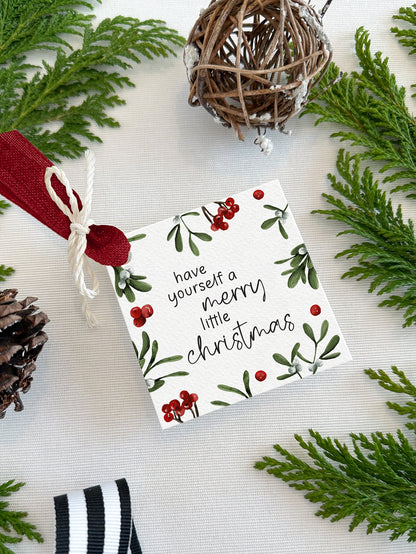 Personalized Christmas Gift Tags - Square