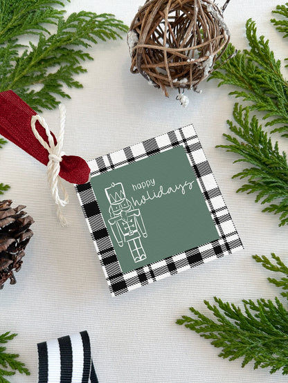 Personalized Christmas Gift Tags - Square