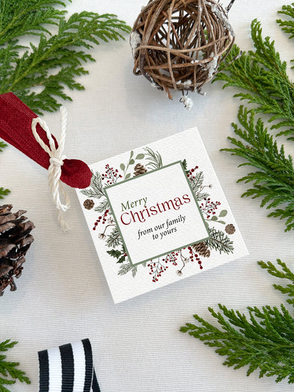 Personalized Christmas Gift Tags - Square