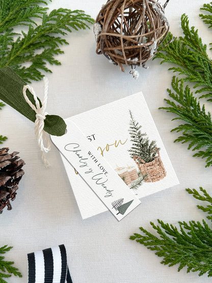 Personalized Christmas Gift Tags - Square