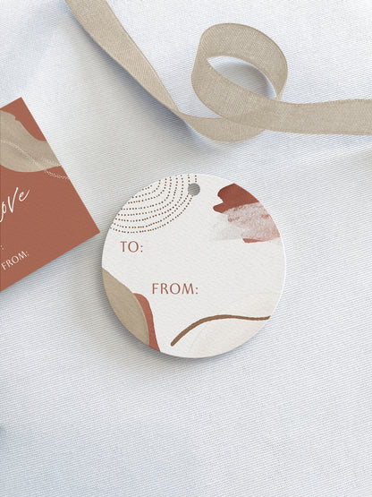 Round Gift tags