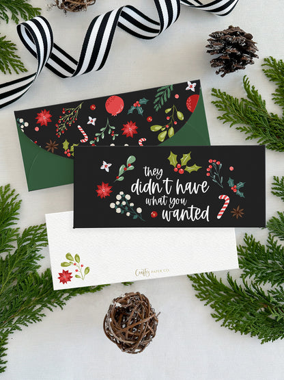 Christmas Money Envelopes