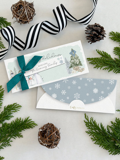 Personalized Christmas Money Envelopes