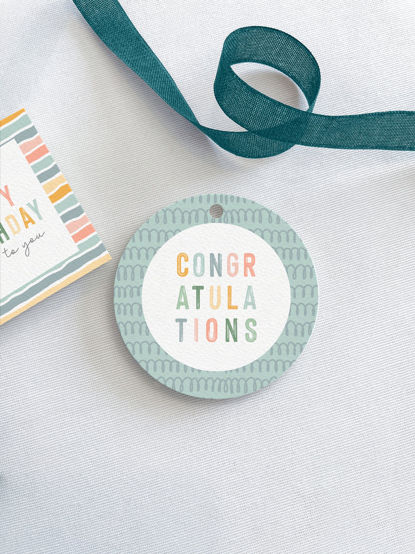 Round Gift tags