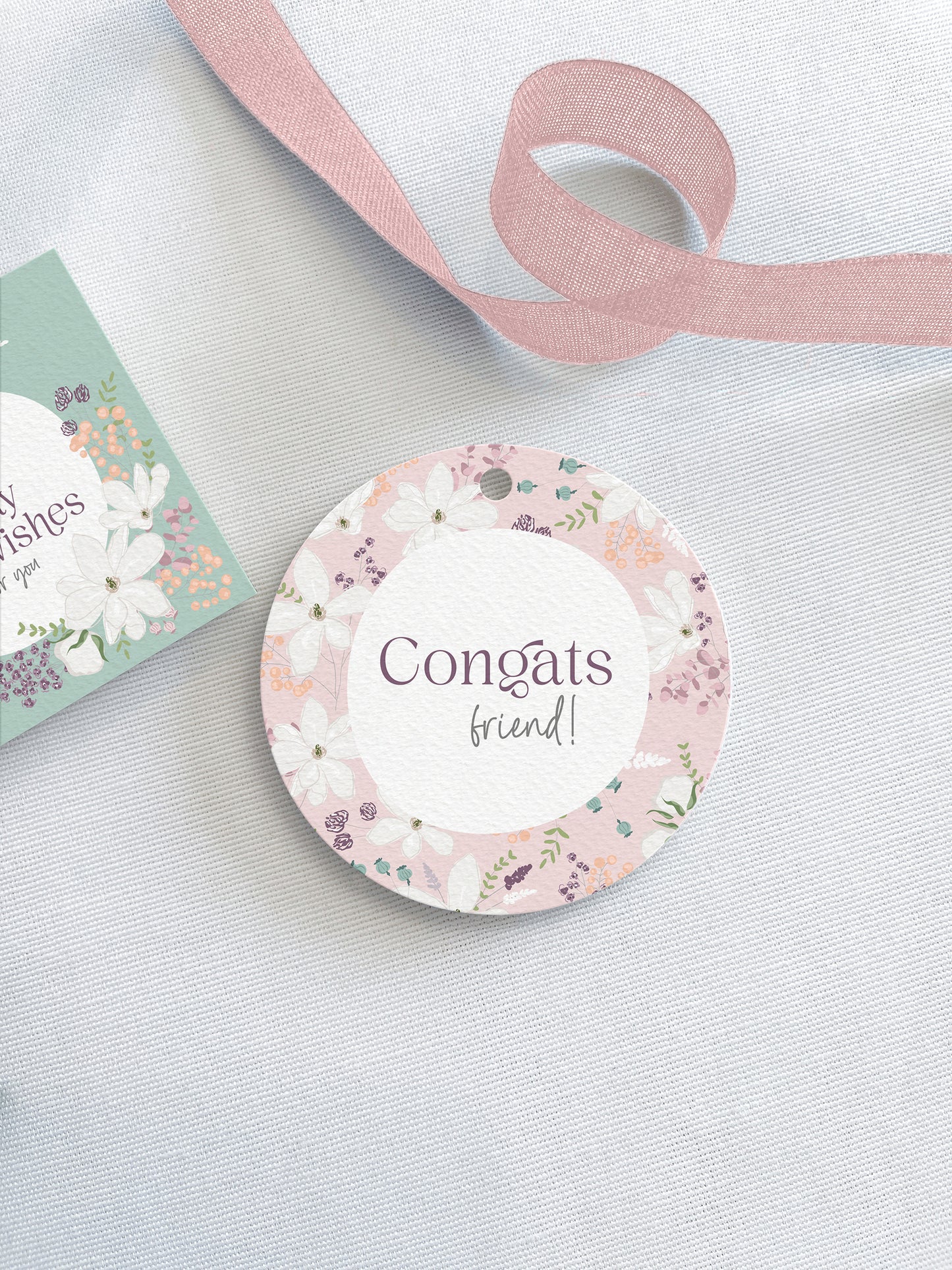 Round Gift tags