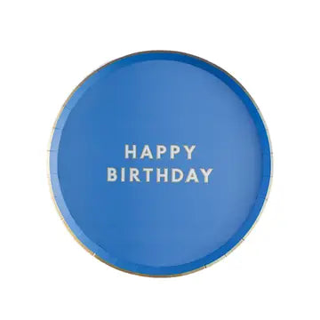 Palisades Blue Signature Happy Birthday Small Plates