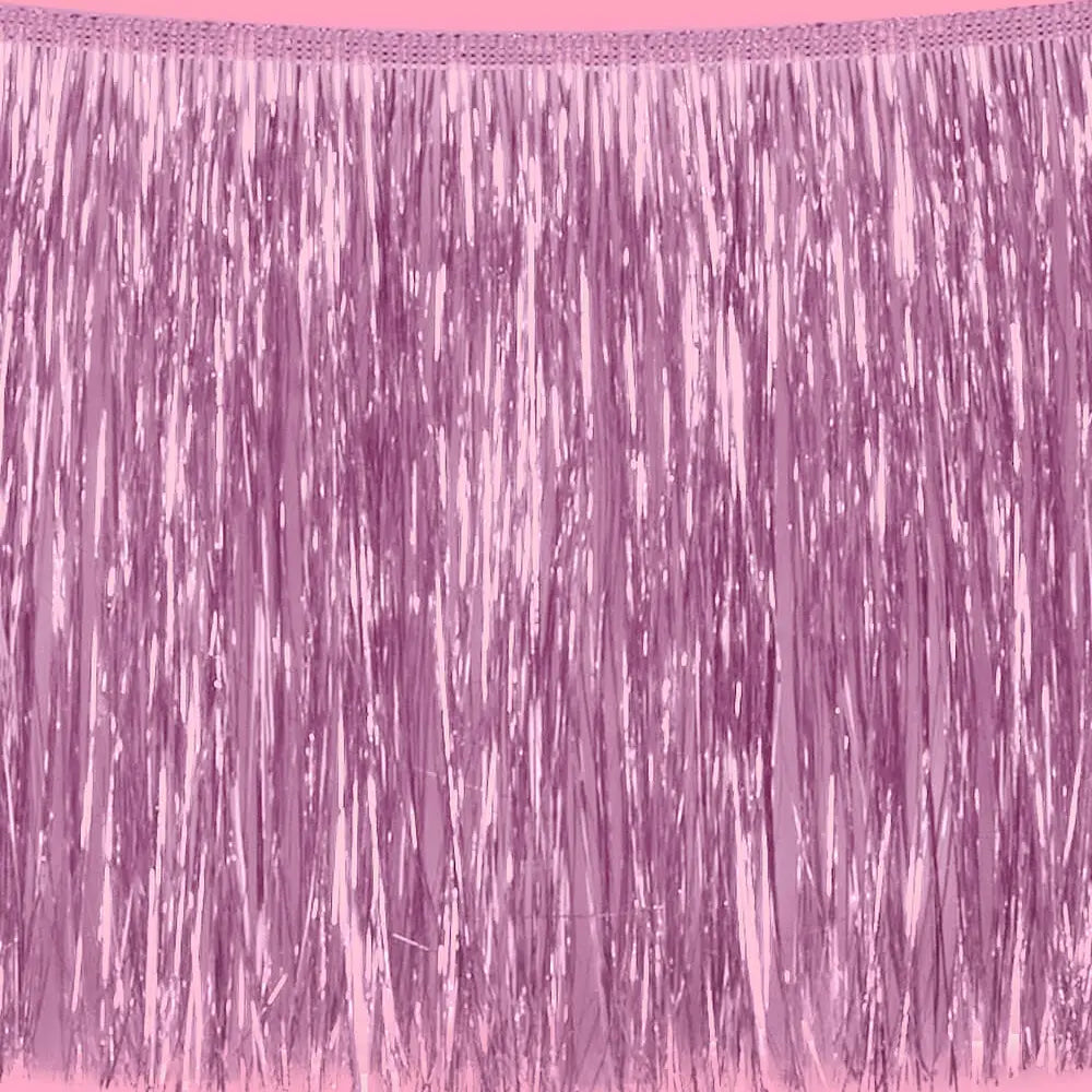 Party Lavender Fringe Foil Banner