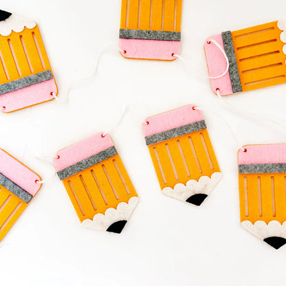 Pencil Felt Garland