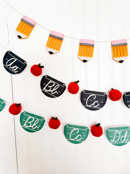 Pencil Felt Garland